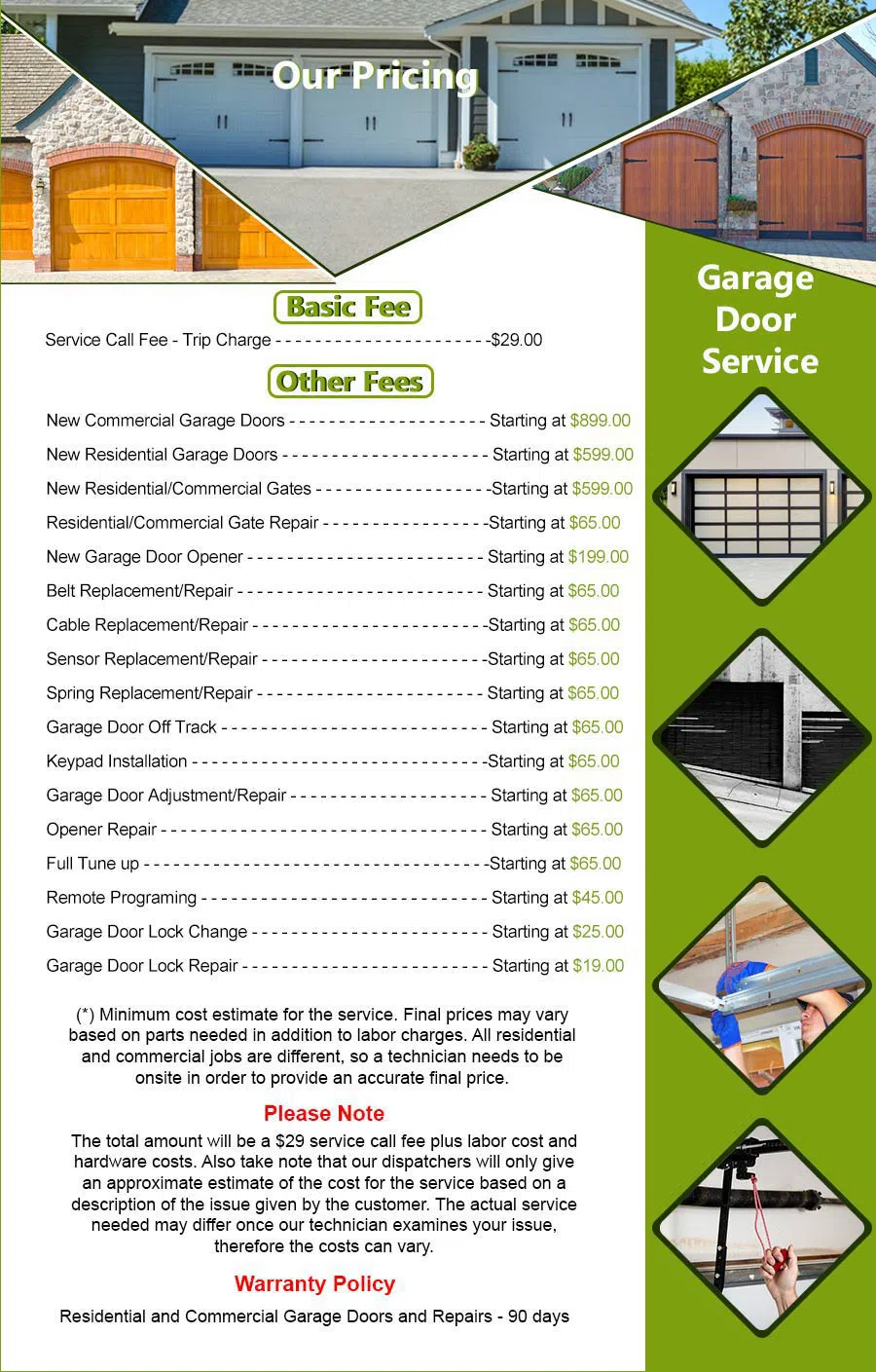 Interstate Garage Door Service Denver, CO 303-900-9079